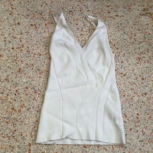 White, Network tank top